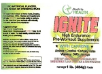 Ignite Pre-Workout Supplement Recall [US]