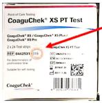 Medex Supply CoaguChek XS Test Strip Recall [US]