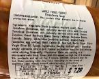 Whole Foods Market Minestrone Soup Recall [US]