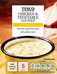 Tesco Chicken and Vegetable Cup Soup