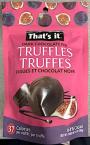 Food Recall: That's It Dark Chocolate Truffles